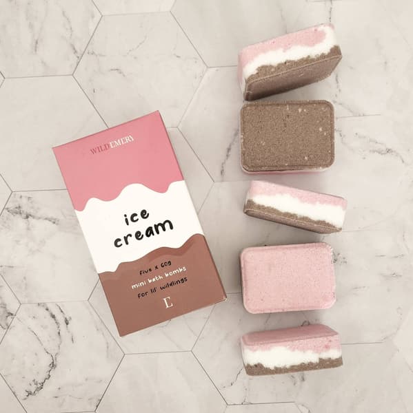 Ice-Cream Mini Bath Bombs