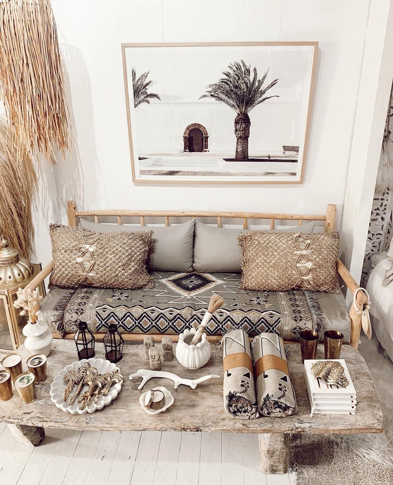 'Hey Jude' Woven Picnic Rug/Throw