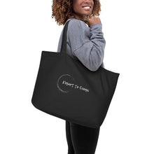 Load image into Gallery viewer, Large Organic Tote Bag Black
