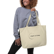 Load image into Gallery viewer, Large Organic Tote Bag Cream
