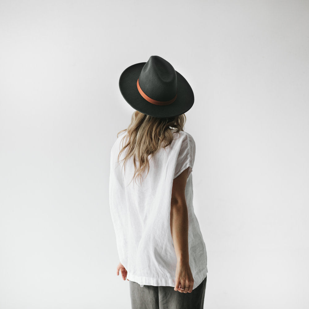 Top White 100% Linen - Desert to Ocean