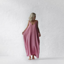 Load image into Gallery viewer, Nanami Dress Blossom 100% Linen
