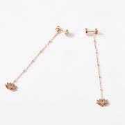 Lotus Dangle Earrings