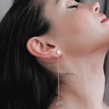 Load image into Gallery viewer, Lotus Dangle Earrings
