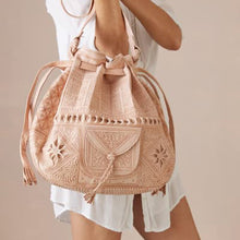 Load image into Gallery viewer, Marrakesh Bucket Bag - Blush - Palace

