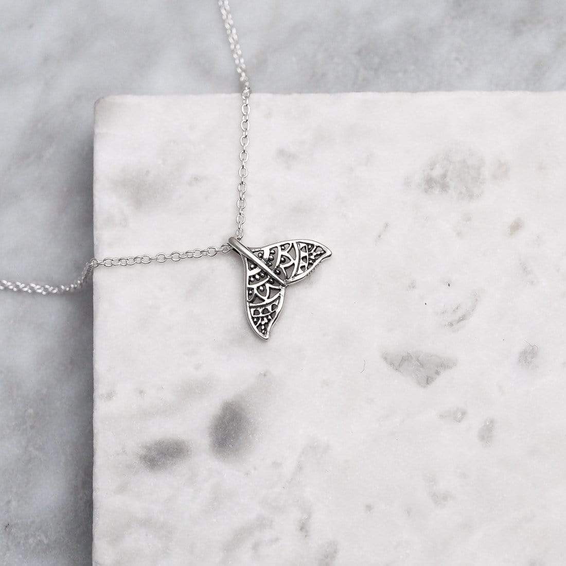 Dainty Dolphin Mandala Necklace