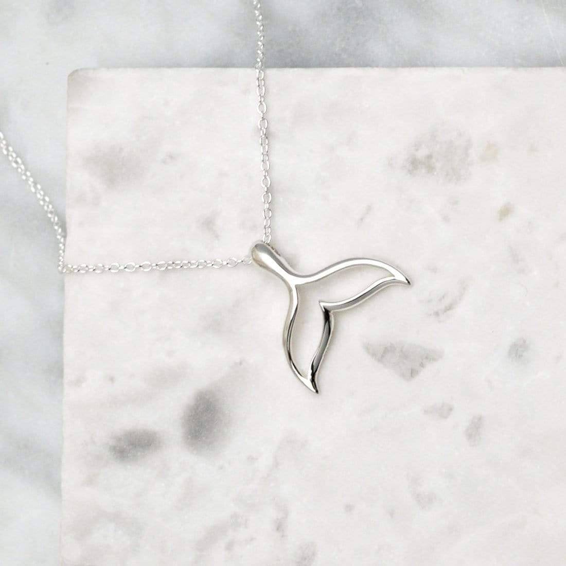Minke Whale Tail Necklace