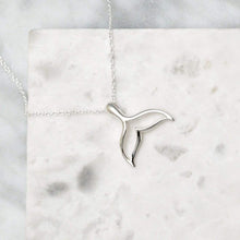 Load image into Gallery viewer, Minke Whale Tail Necklace
