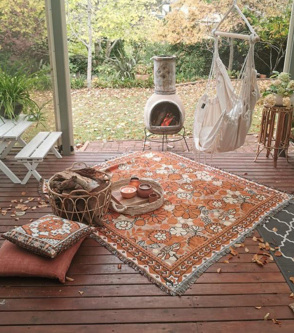 'Penny Lane' Woven Picnic Rug/Throw