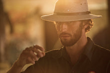 Load image into Gallery viewer, Crushable Ratatat Mottle Grey 100% Wool Felt Hat
