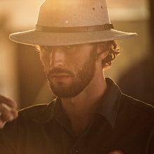 Load image into Gallery viewer, Crushable Ratatat Mottle Grey 100% Wool Felt Hat
