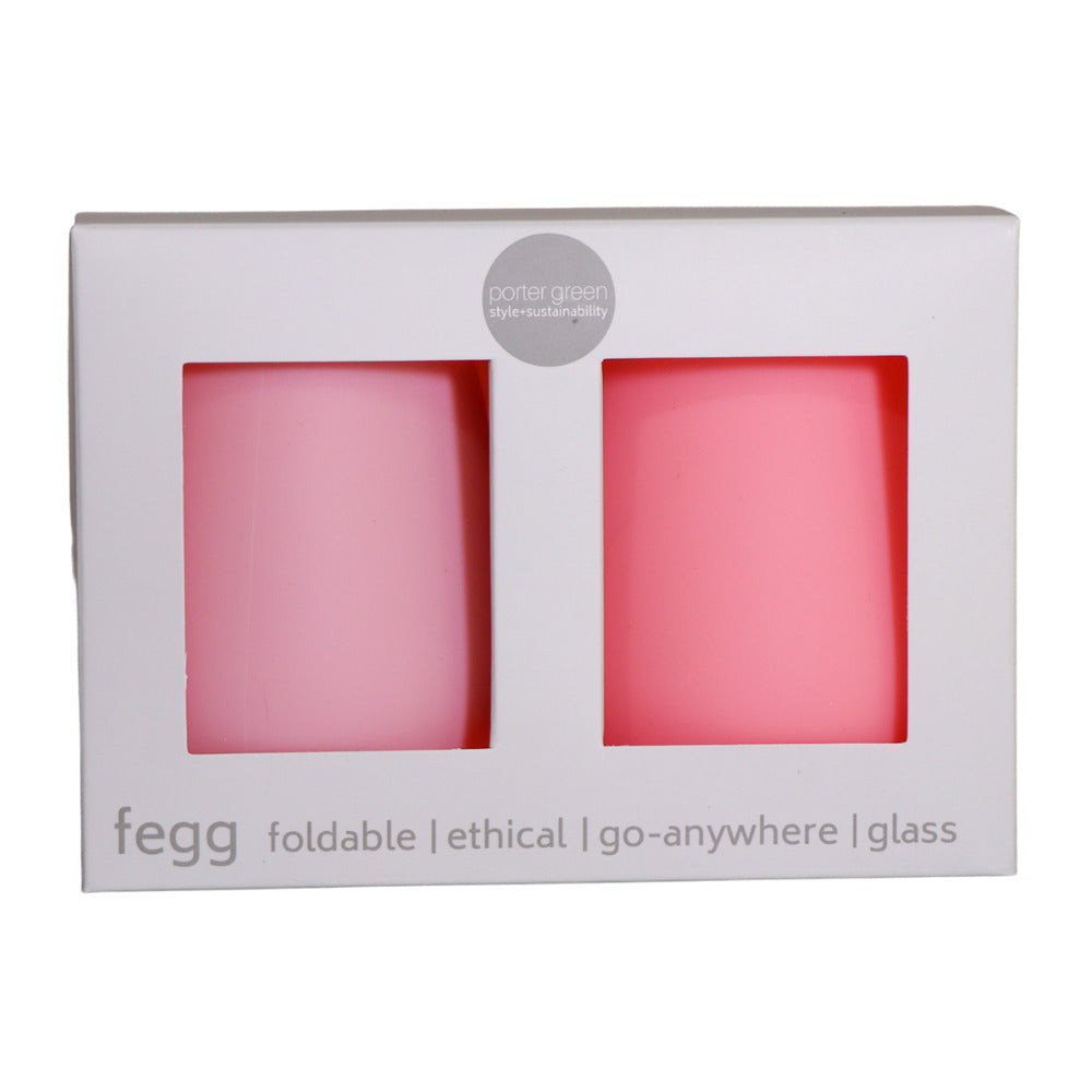 Fegg Unbreakable Silicone Tumblers Set 2 - Desert to Ocean