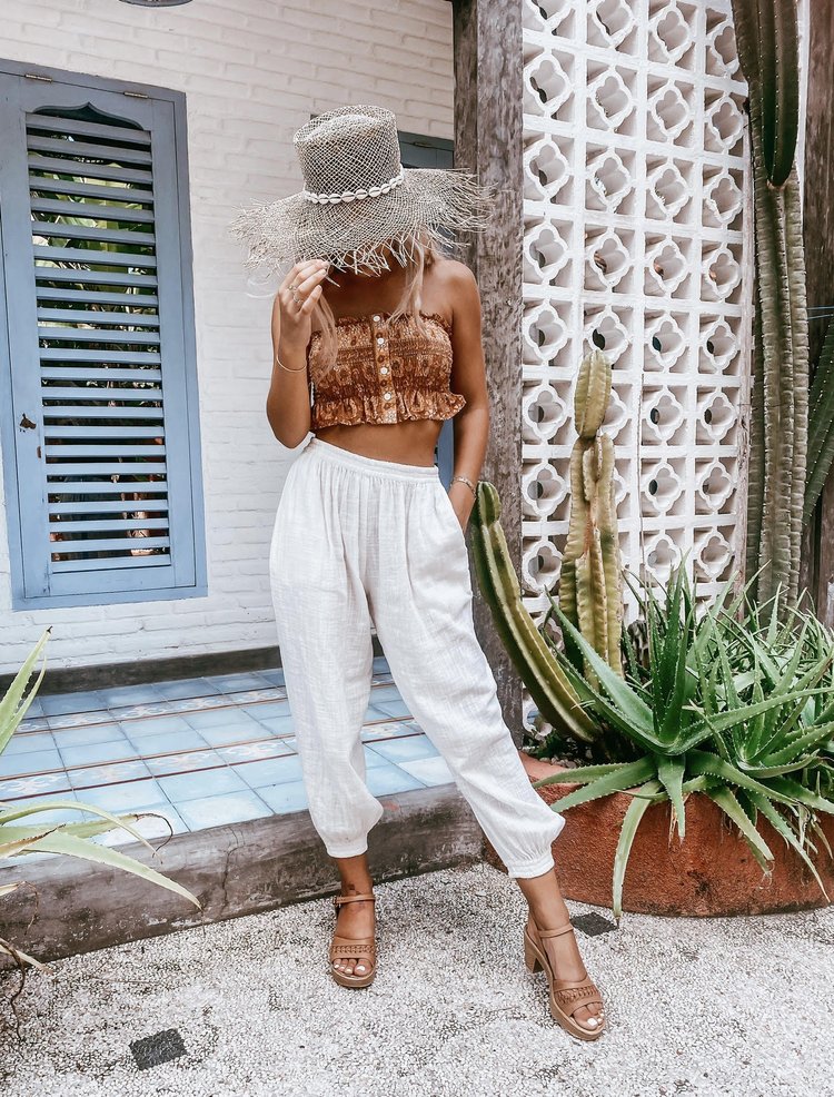 Saba Harem Pant White