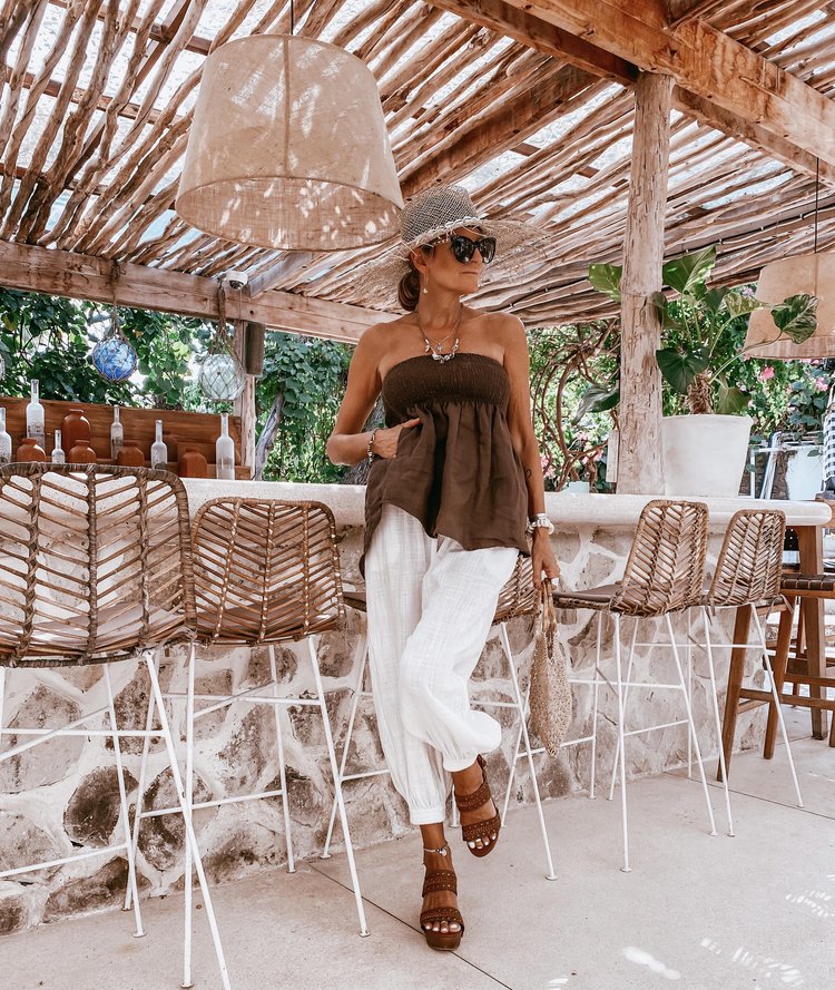 Saba Harem Pant White