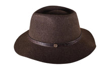 Load image into Gallery viewer, Crushable Dingo Brown 100% Wool Felt Hat
