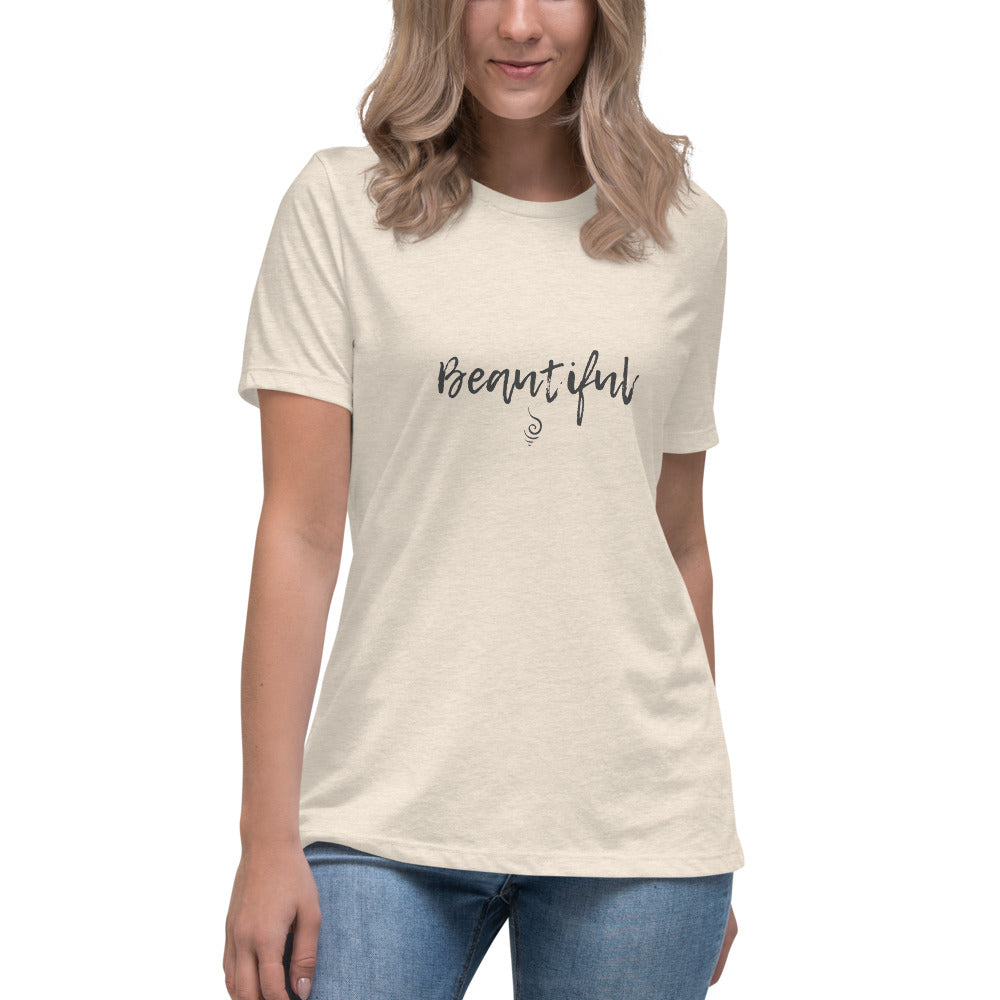 Beautiful Tee Women's Organic T-Shirt - Desert to Ocean